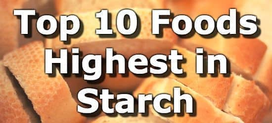 Top 10 Foods Highest in Starch